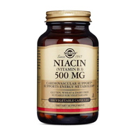 Solgar Niacin (Vitamin B3) 500 mg Vegetable 100 Capsules