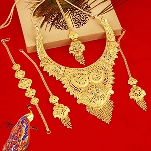Gold Necklace | Wedding