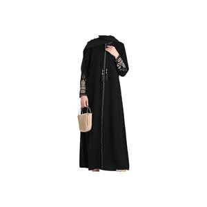 istanbulstyles womens Embroidered Sleeves Abaya