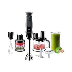 Braun Hand Blender MultiQuick 5 Vario, 1000 Watts, 1.5L,(350 ml-MQ 5285)