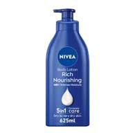 NIVEA Body Lotion for Extra Dry Skin with Nourishing Almond Oil & Vitamin E, 625ml
