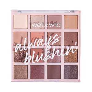 Wet n Wild Always Blushin' Eyeshadow Palette | Shimmering, Matte, Glitter Finishes