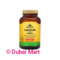 Sunshine Nutrition Calcium With Vitamin D3 100 Tablets