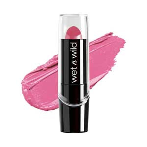 wet n wild Silk Finish Lipstick, Hydrating Rich Buildable Lip Color with Vitamins A, E, & Macadamia for Ultimate Hydration, Cruelty-Free & Vegan, Pink Ice