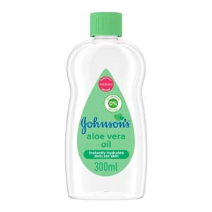Johnson's Baby Moisturizing Oil, Aloe Vera, 300ml