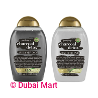 OGX Purifying + Charcoal Detox Shampoo & Conditioner Combo Pack, 770 ml