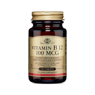 Solgar Vitamin B12 100 Mcg Tablet 100's